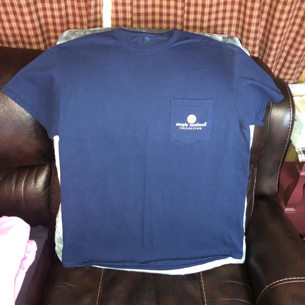 Simply Southern Feather Pocketed Tshirt